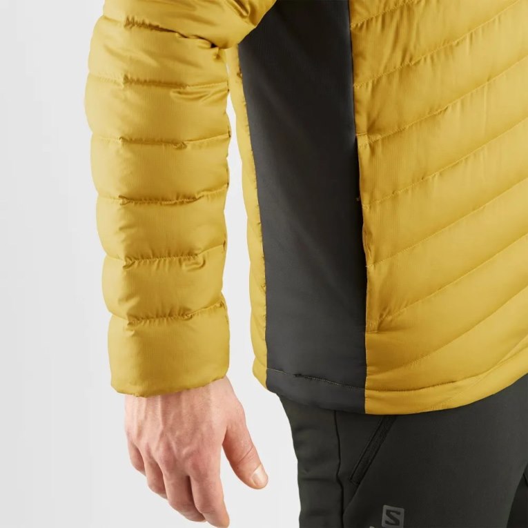 Gold Salomon Essential Xwarm Down Men's Insulated Jackets | PH 65917F